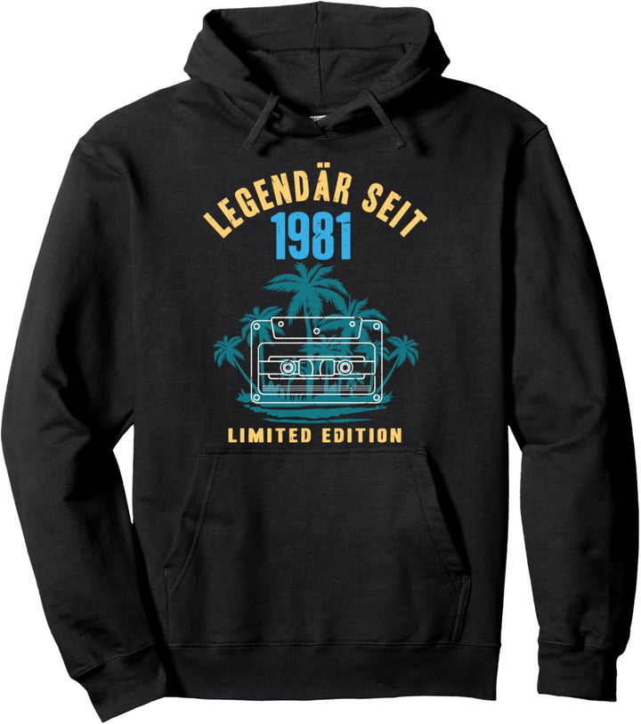 Legendär Seit 1981 Jahrgang 39 Geburtstag Geschenk Vintage Pullover Hoodie