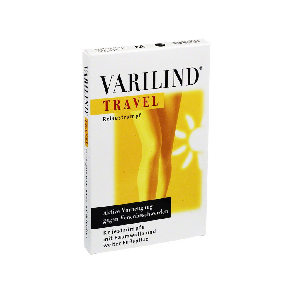 Varilind Travel Reise-St�tzstrumpf schwarz M, 2 St