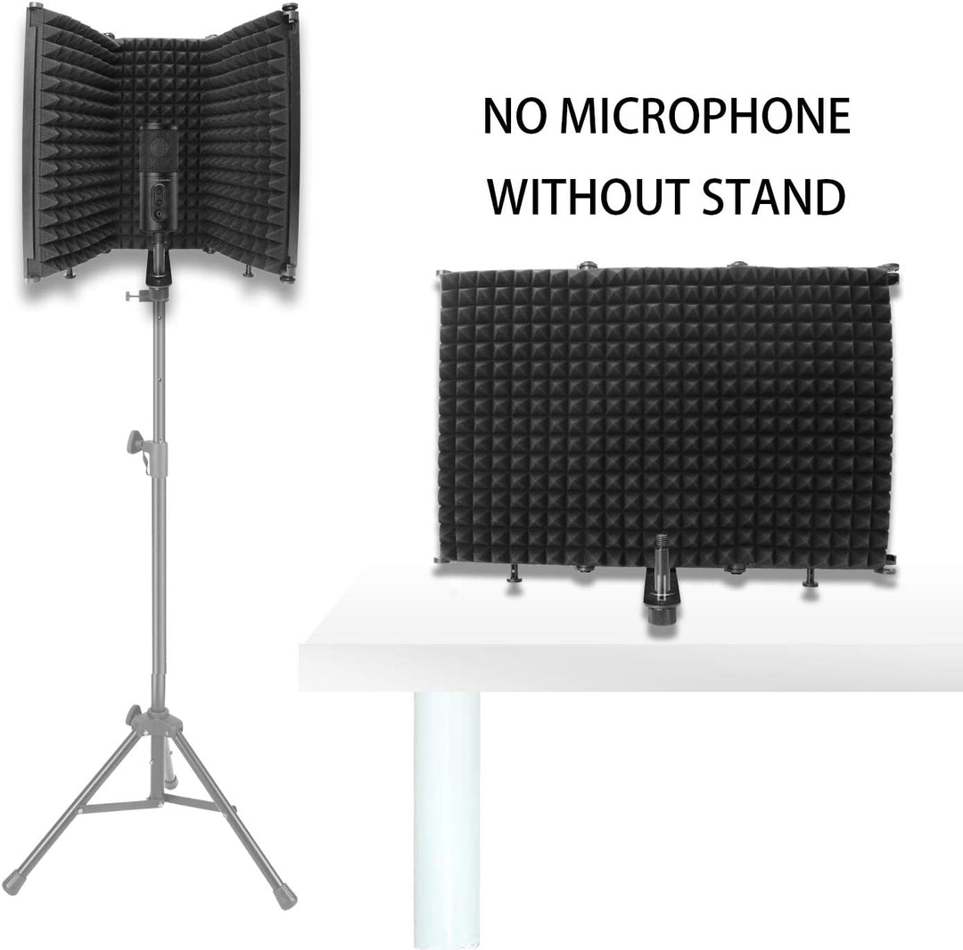 YOUSHARES Isolation Schallschutz für Mikrofon, Mikrofon Geräuschisolierung mit Absorbierendem Schaum