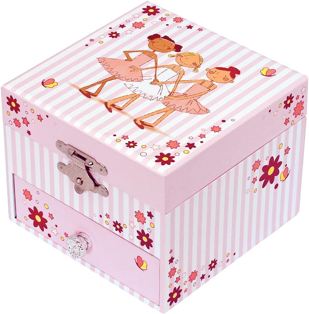 Trousselier - Ballerina - Musikschmuckdose - Spieluhr - Ideales Geschenk für junges Mädchen - Phosph
