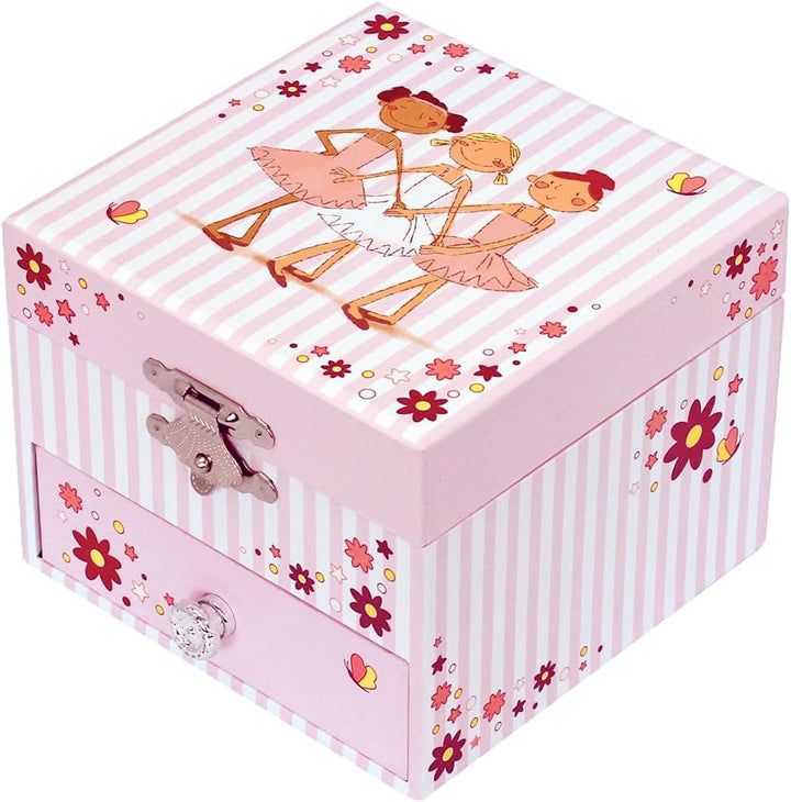 Trousselier - Ballerina - Musikschmuckdose - Spieluhr - Ideales Geschenk für junges Mädchen - Phosph