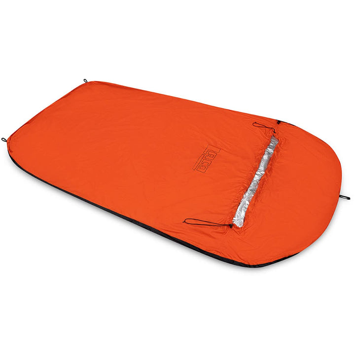 LACD Unisex – Erwachsene Bivy Bag B II WP Breathable Schlafsäcke, Orange-Grau, 25x10cm