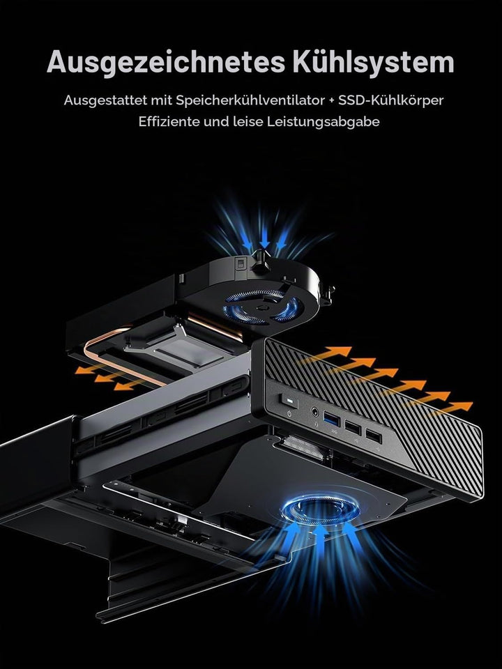 MINIS FORUM MS-01 Mini Workstation, Intel Core i9-13900H (14C/20T, bis zu 5,4GHz), 64GB DDR5, 2TB SS