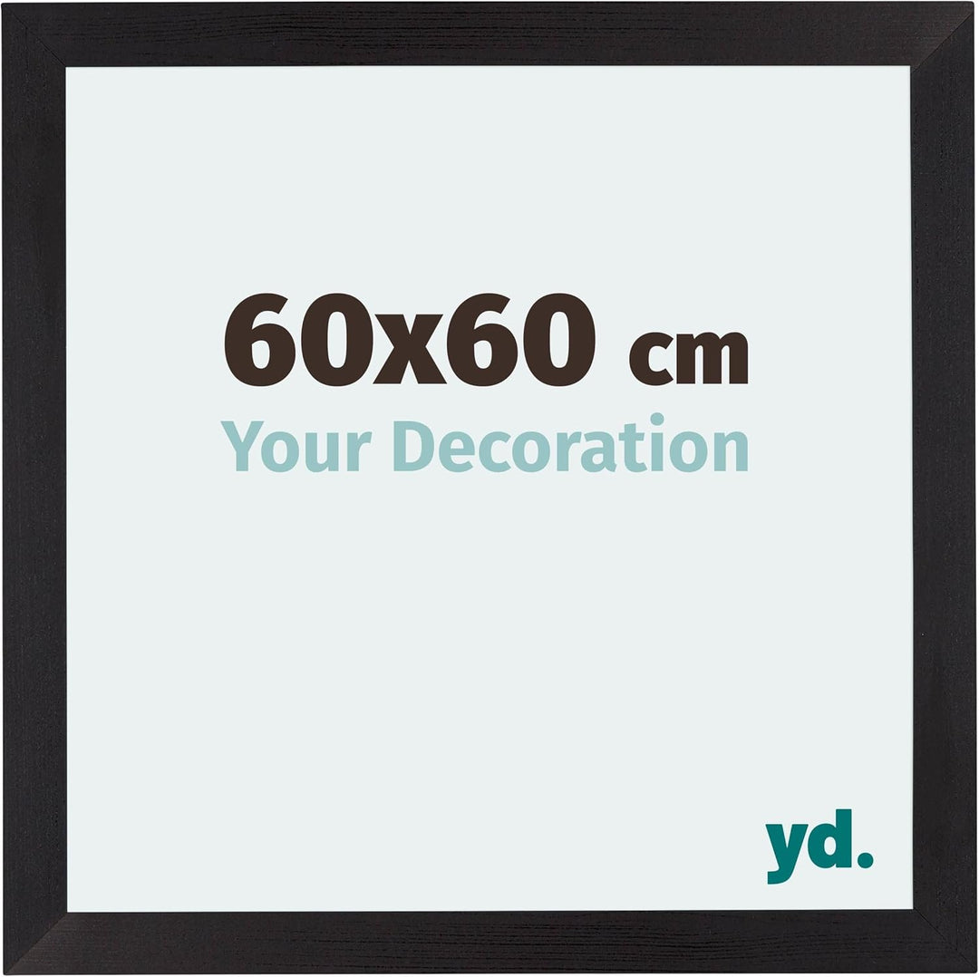 yd. Your Decoration - Bilderrahmen 60x60 cm - Bilderrahmen aus MDF mit Acrylglas - Antireflex - Ausg