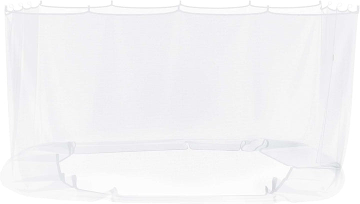 Moskito Netz für Pavillon Weiss 220 Mesh Polyester 4 x 3 x 2 m mit Reissverschluss und Klettverschlü
