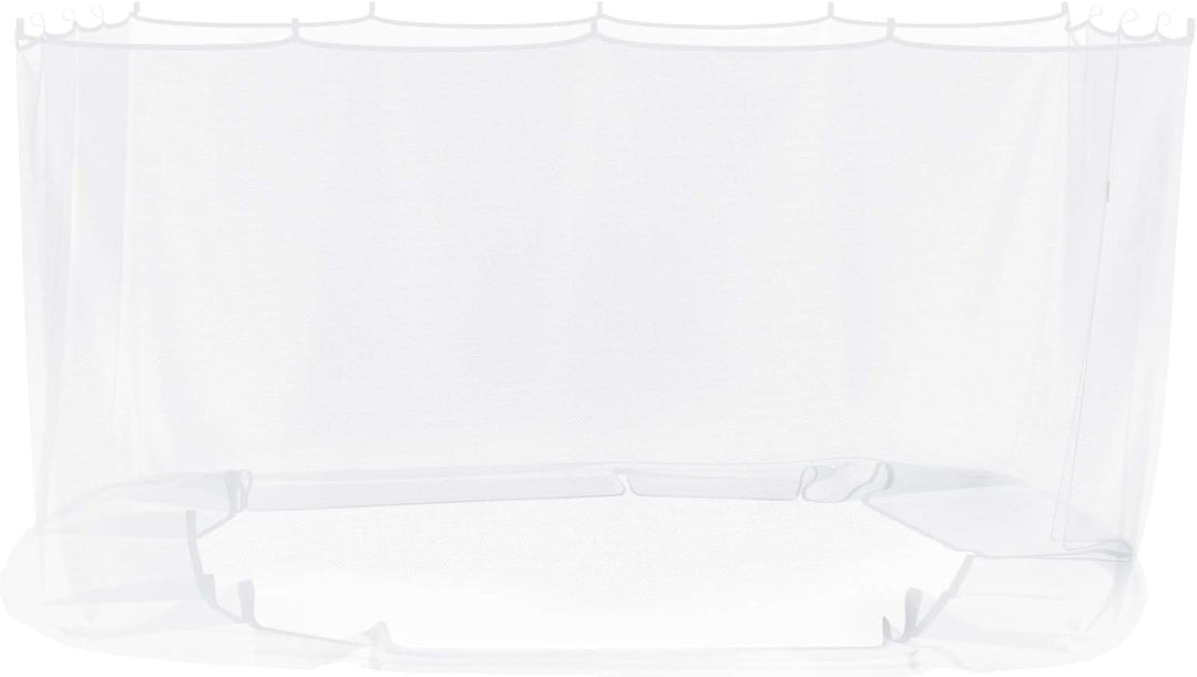 Moskito Netz für Pavillon 220 Mesh Weiss, aus Polyester für 4,5 x 3 x 2 m, Fliegengitter mit Klettve