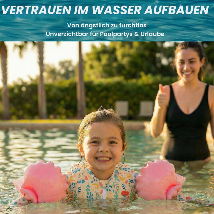 Badeanzug Baby Mädchen mit Floatation Kleinkind Schwimmtraining Hilfe Schwimmende Badeanzug Langarm