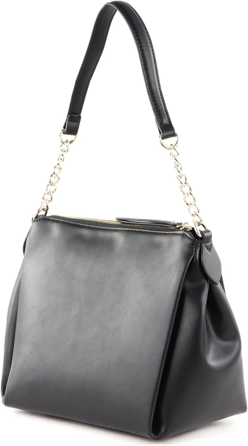 SEIDENFELT MANUFAKTUR Bjerka Hobo Black/Gold