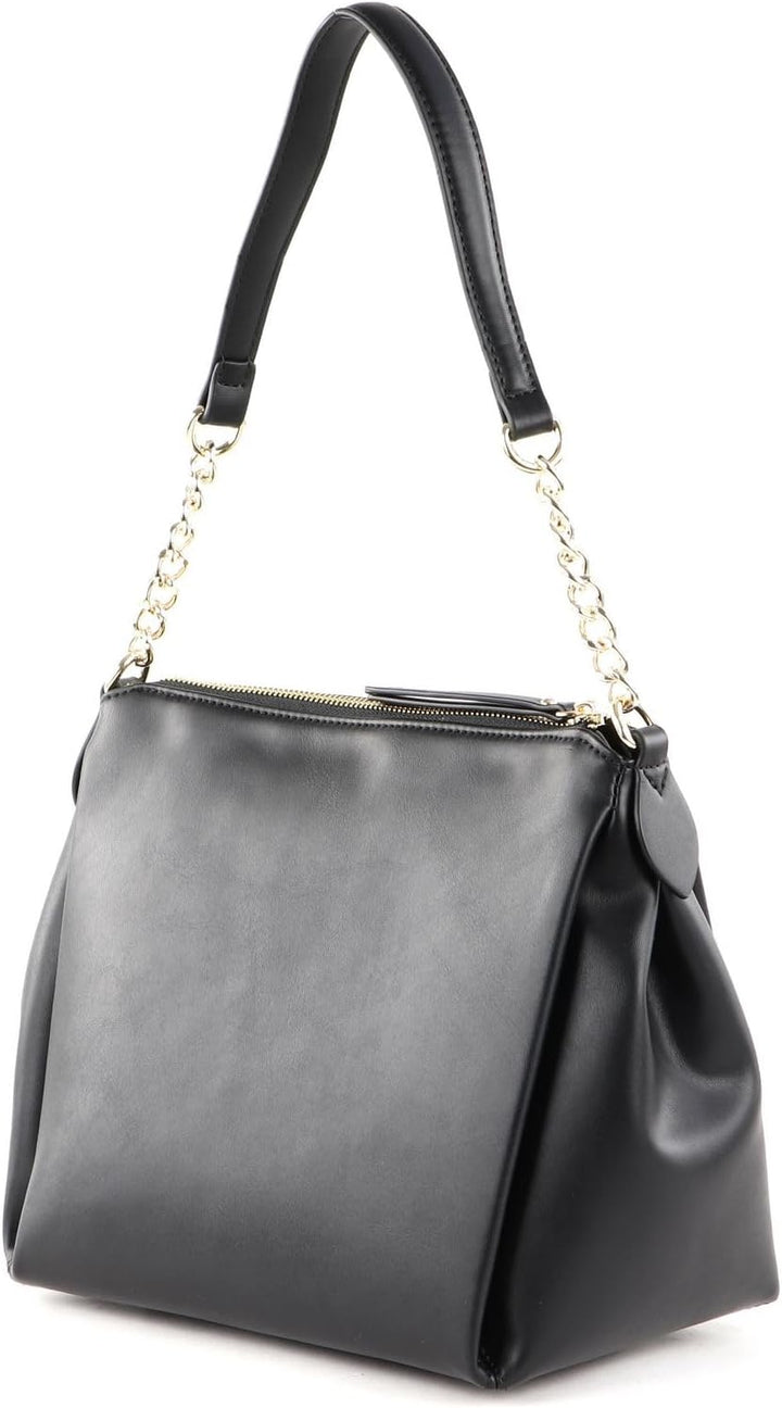 SEIDENFELT MANUFAKTUR Bjerka Hobo Black/Gold