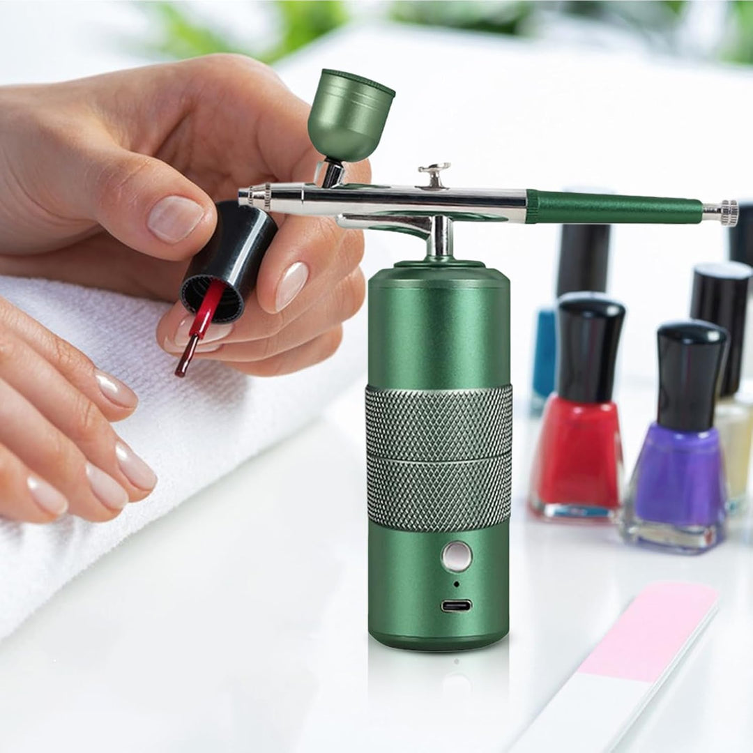 Nagel-Luftbürste – Airbrush-Maschine | Kabellose Farbmaschine für Make-up, Haare, Graffiti, Schuh, K
