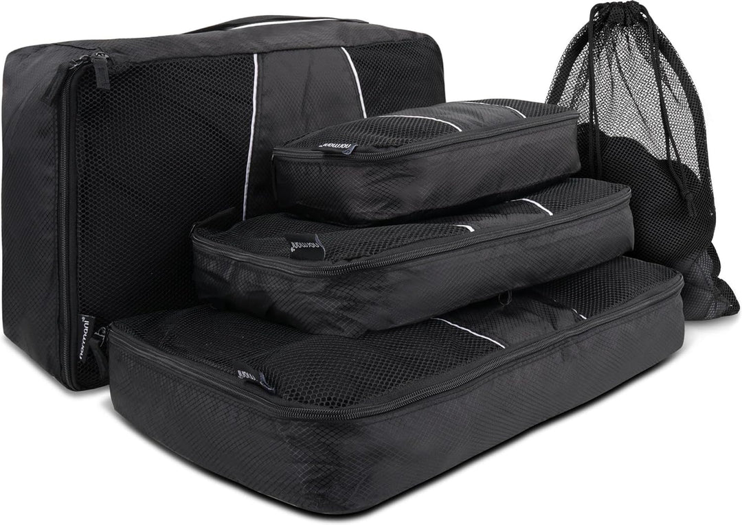 normani Reisetasche mit Rucksackfunktion - Reisetrolley und Rucksack in Einem mit 5 passenden Kleide