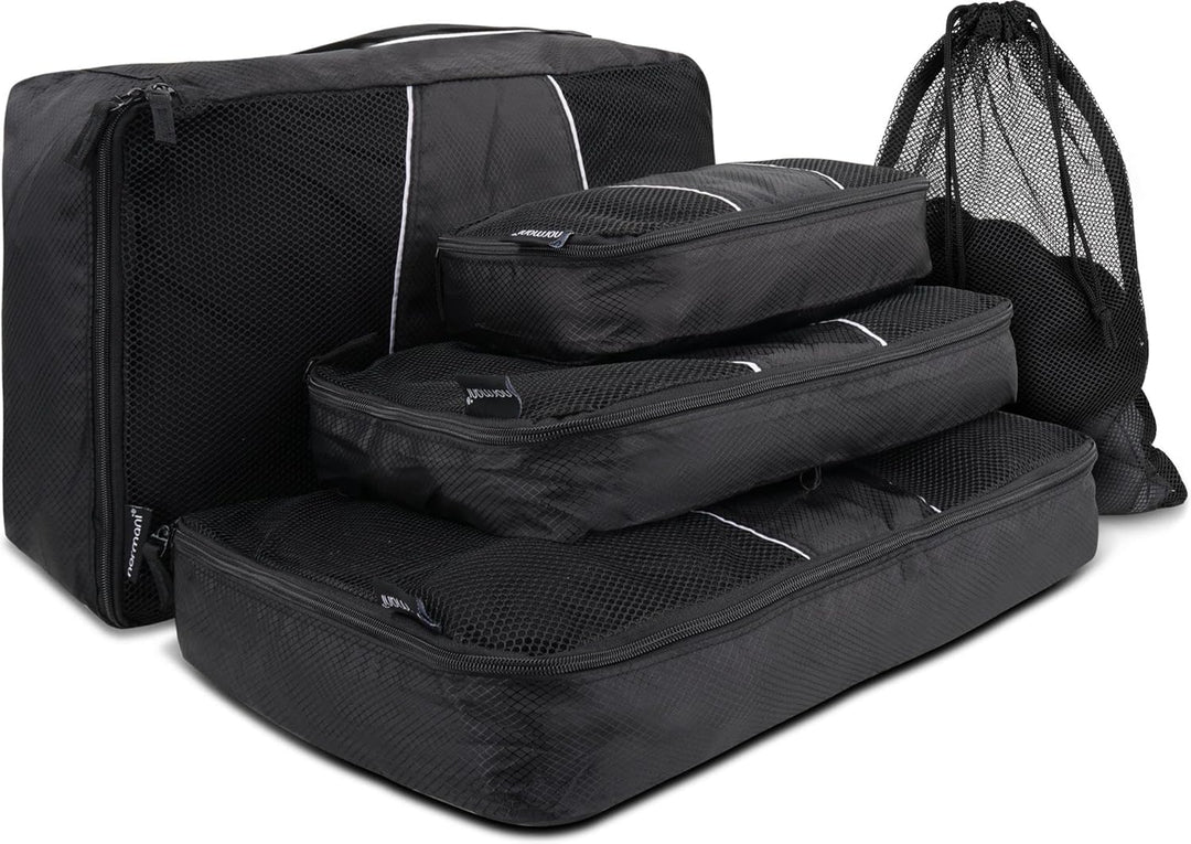 normani Reisetasche mit Rucksackfunktion - Reisetrolley und Rucksack in Einem mit 5 passenden Kleide
