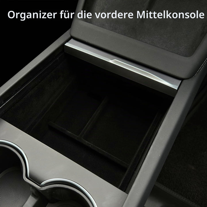 TOPABYTE Centre Console Mittelkonsole Organizer für Tesla Model 3 Highland 2024 Mittelkonsolen-Organ