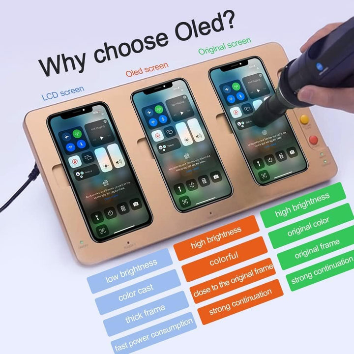 EFAITH für iPhone X Display OLED Ersatz Bildschirm 5,8" Full HD 3D Touchscreen Digitalisierer mit Re
