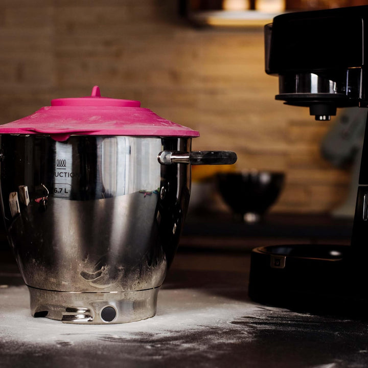 Silikon Profi-Frischhaltedeckel "Überzieher" kompatibel mit Kenwood Cooking Chef XL Connect, spülmas