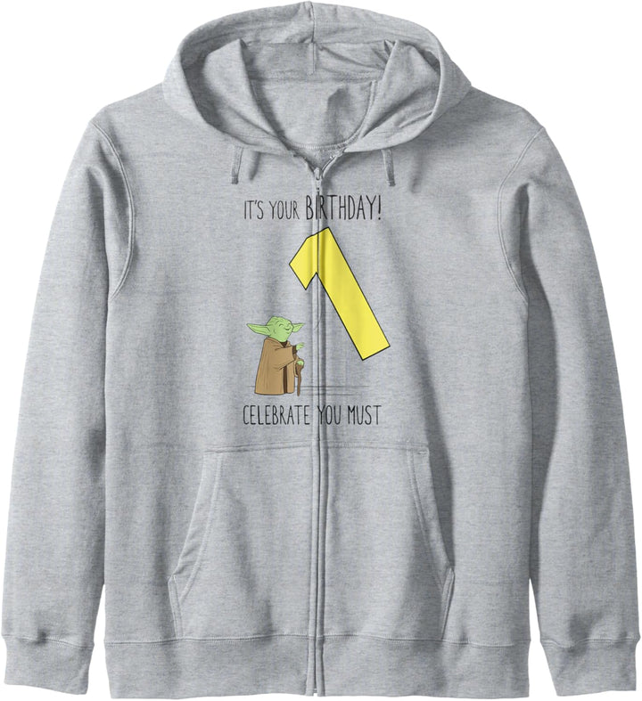 Star Wars First Birthday Yoda Kapuzenjacke