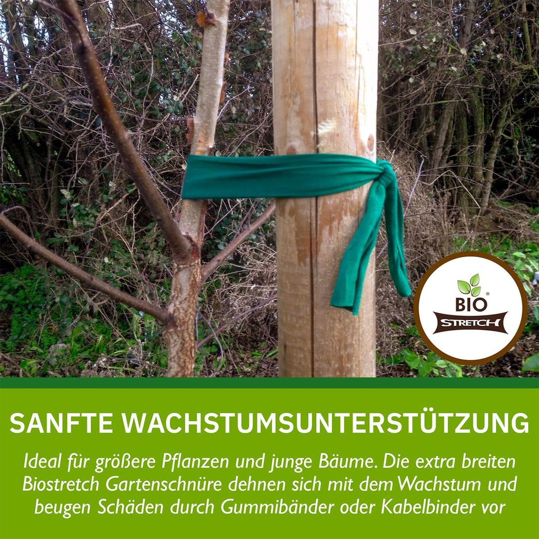 Bio-Stretch Extra Breite Weiche Garten-Pflanzenbinder – Starke und Dehnbare Unterstützung für Grosse