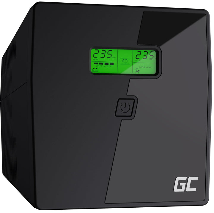 Green Cell® UPS USV Unterbrechungsfreie Stromversorgung 1000VA (700W) mit Überspannungsschutz 230V L