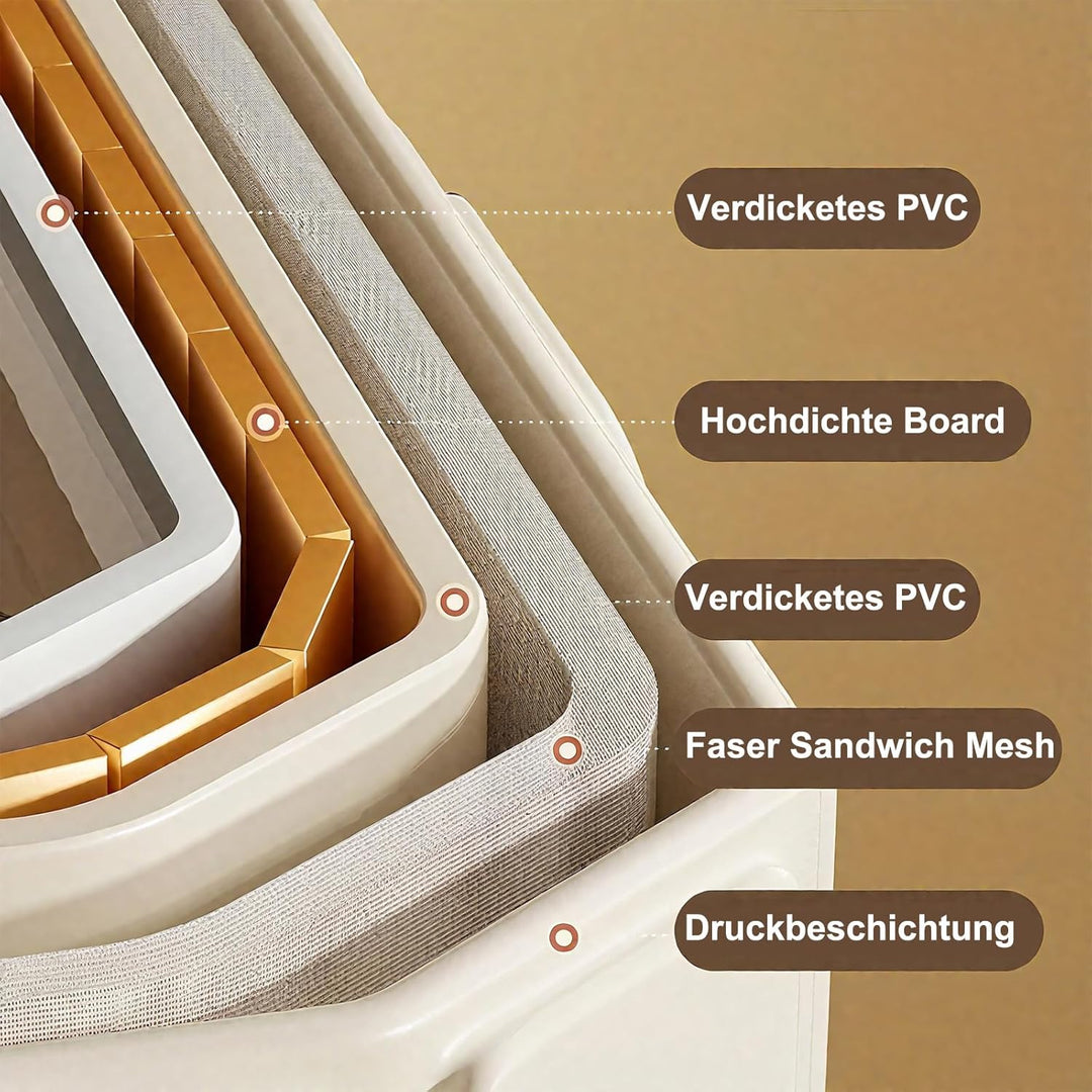 Faltbare Badewanne für Kinder - Grosse Kleinkindbadewanne Tragbare Badewanne, Platzsparende Klappbar