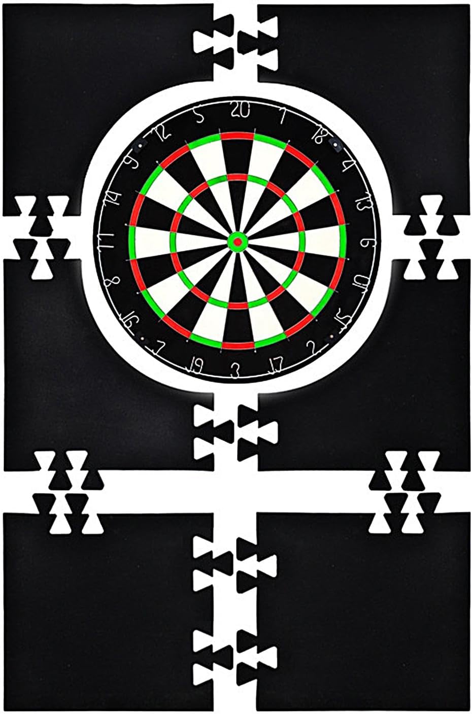 Furtryvl Dart Catchring Surround, Dartscheibe Schutzring, Dart Surround Auffangring, Dartscheiben-Ei