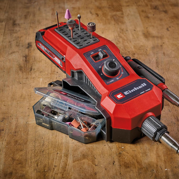 Einhell Akku-Schleif-/Gravur-Werkzeug TE-MT 18/34 Li Solo Power X-Change (18 V, 92 cm Welle mit Grav