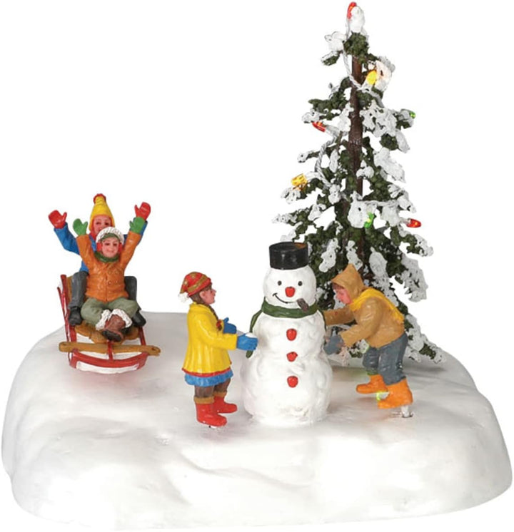 Lemax - Frolic in the snow - Beleuchtetes Accessoire - Batteriefach - Weihnachtswelt