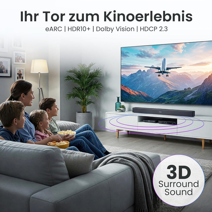 audio pirates – PERFORMANCE OMEGA COLLECTION - HDMI 2.1 Kabel | 48Gbit/s Ultra High Speed HDMI-Kabel