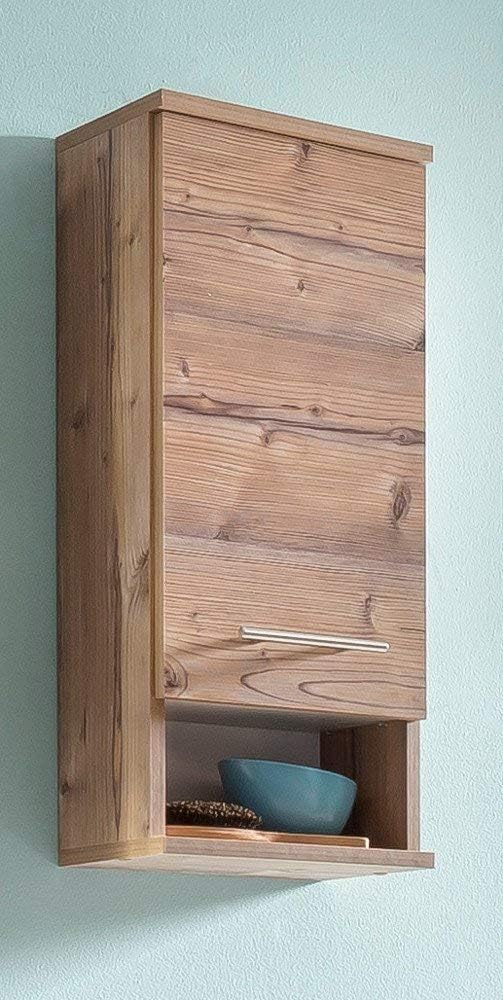 Schildmeyer Hängeschrank 119933 Isola, 30x20.5x71 cm, silberfichte Dekor