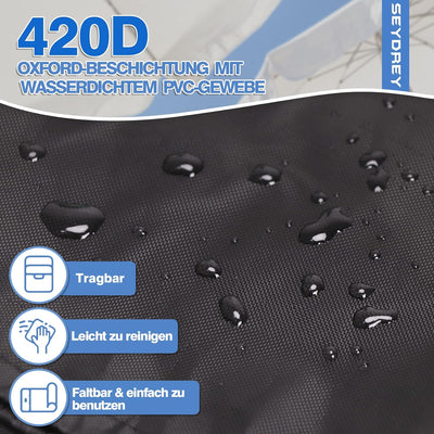 Sonnenschirm Schutzhülle Ampelschirm Schutzhülle für 2m-4m,Sonnenschirm Abdeckung 420D Schutzhülle S