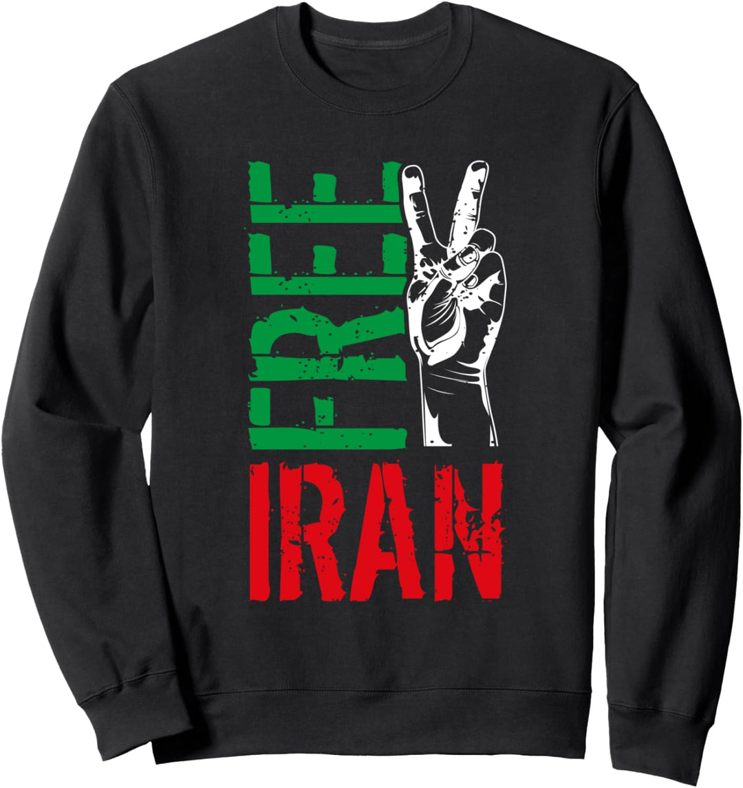 Free Iran | Peace Freedom Iran Azadi Persisches Zitat Sweatshirt
