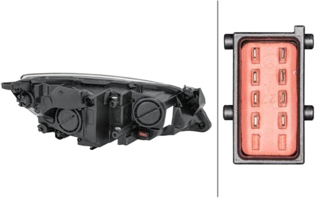 HELLA 1EG 010 011-371 FF/Halogen-Hauptscheinwerfer - links - für u.a. Opel Astra J (P10) - Sport, SX