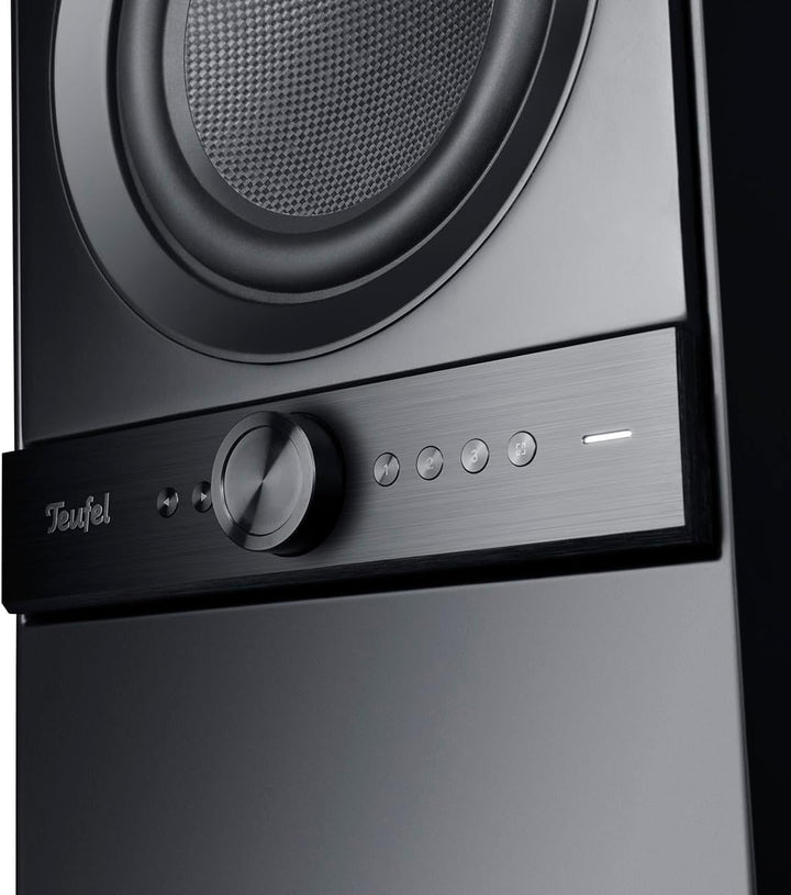 Teufel Stereo L Streaming Standlautsprecher - Musikstreaming über WLAN und Bluetooth, Multiroom, LAN
