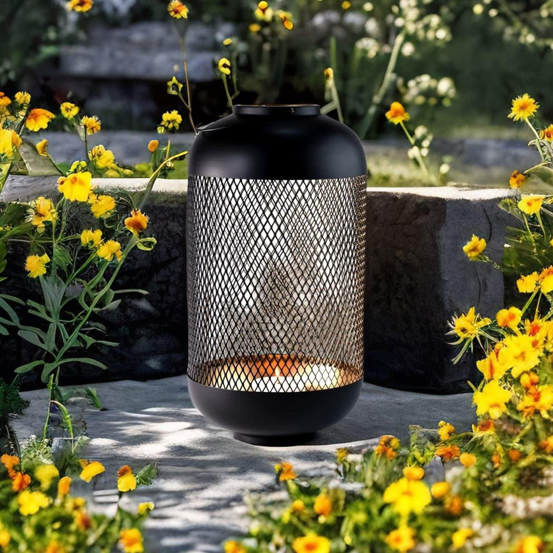 Marrakesch 2er Set Gartenwindlicht Windlicht Asbirg 47cm und 32 cm | Windlichter für Draussen Asbirg