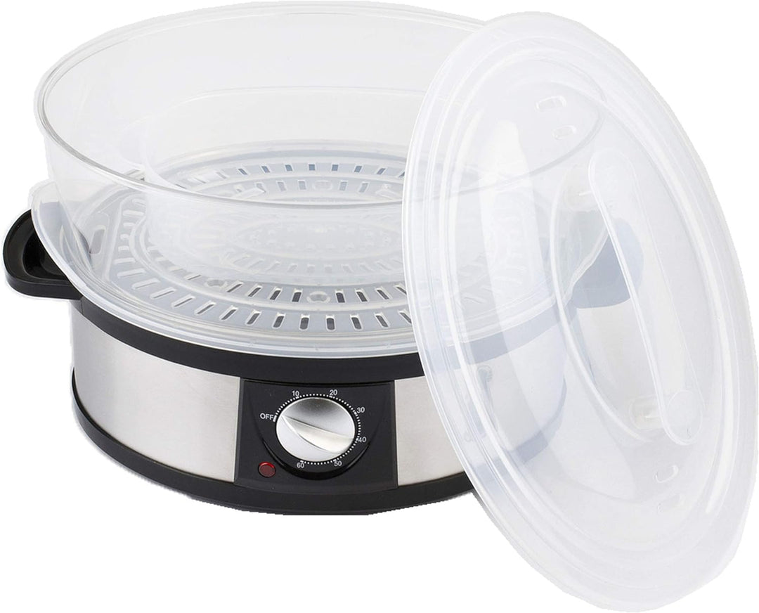 Girmi VP26 Dampfgarer, 750 W, 12 Liter, 3 Ebenen, Stahl