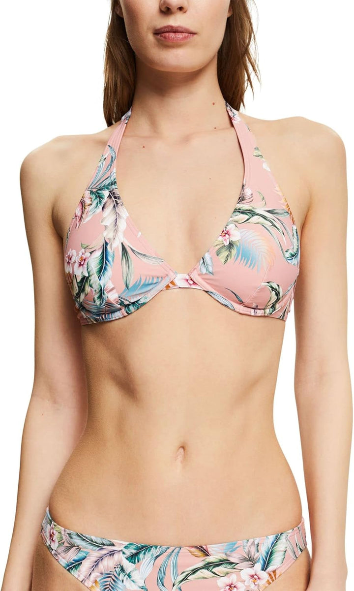 ESPRIT Damen Malibu Beach RCS High Apex Bikini 36 / B Salmon 3, 36 / B Salmon 3