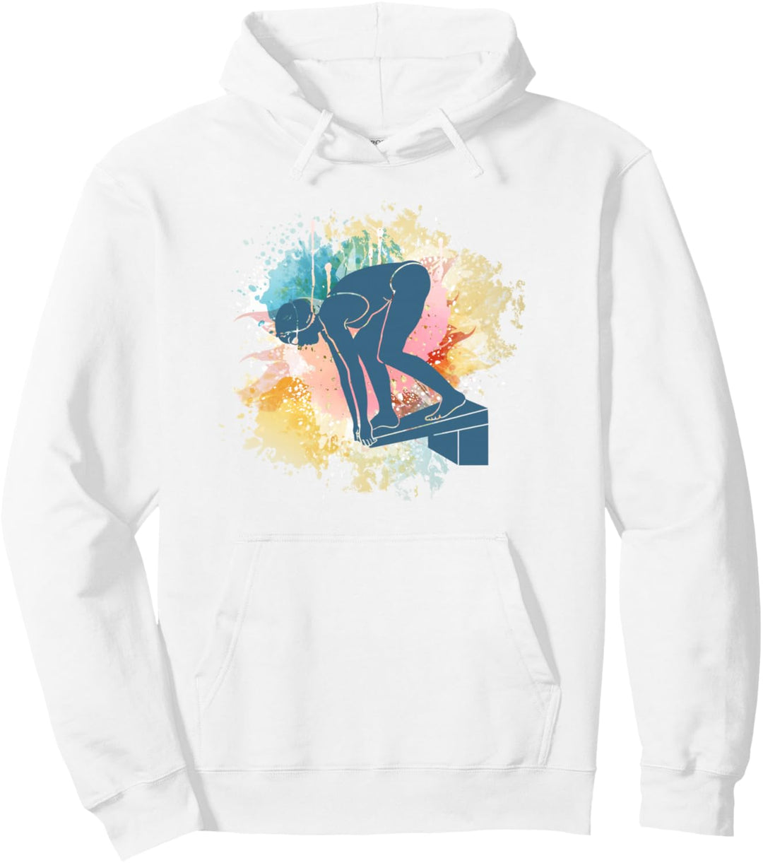 Schwimmen Damen Team Wassersport Mädchen Schwimmerin Pullover Hoodie