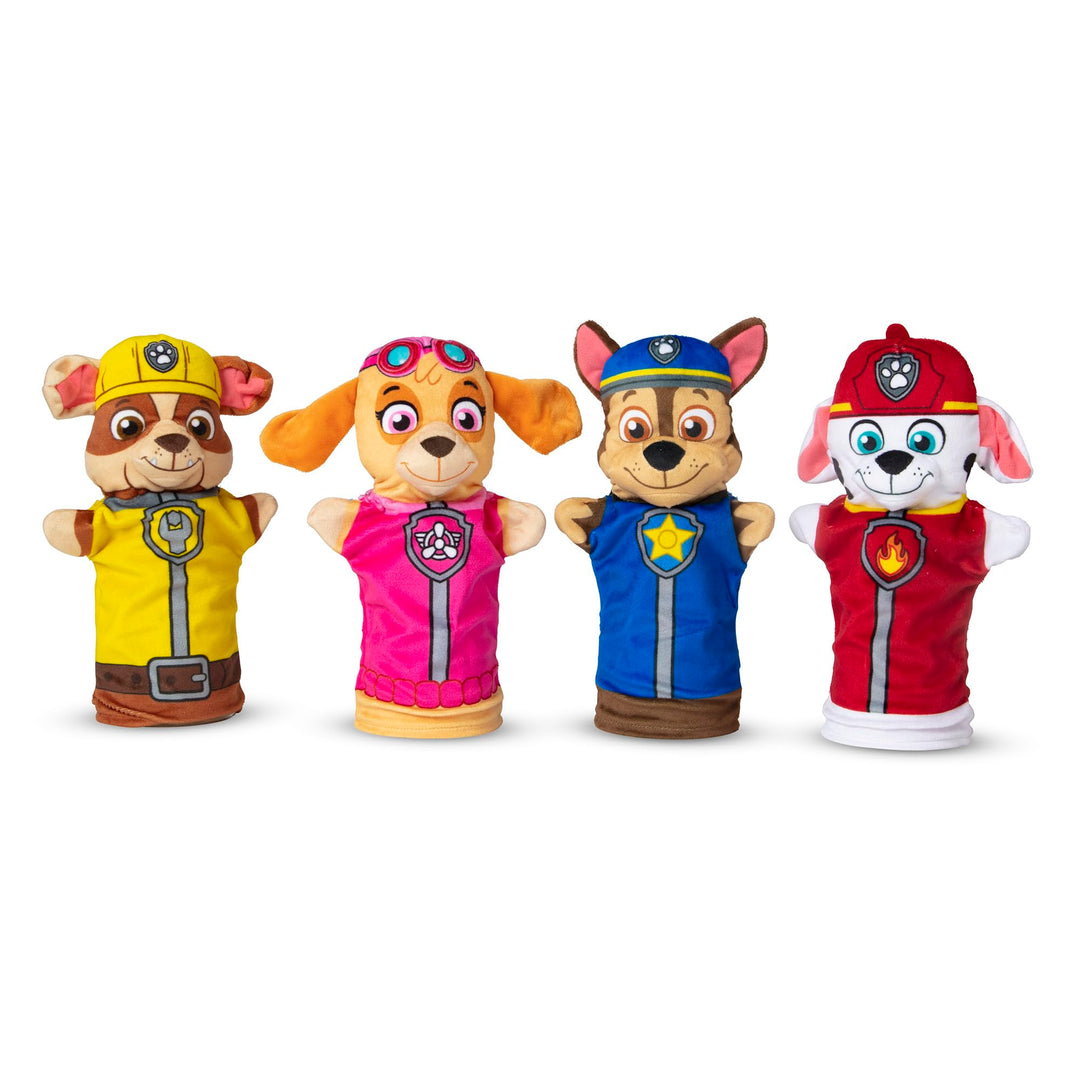 Melissa and Doug Handpuppe Paw Patrol | 4 Kasperle Paw Patrol Handpuppen für Kinder | Kasperletheate
