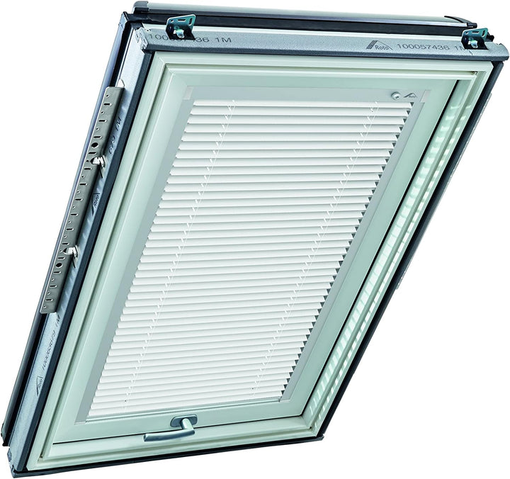 Original Roto Jalousette ZJA für Roto Dachfenster Führungsschiene Silber Aluminium Stufenlos verstel