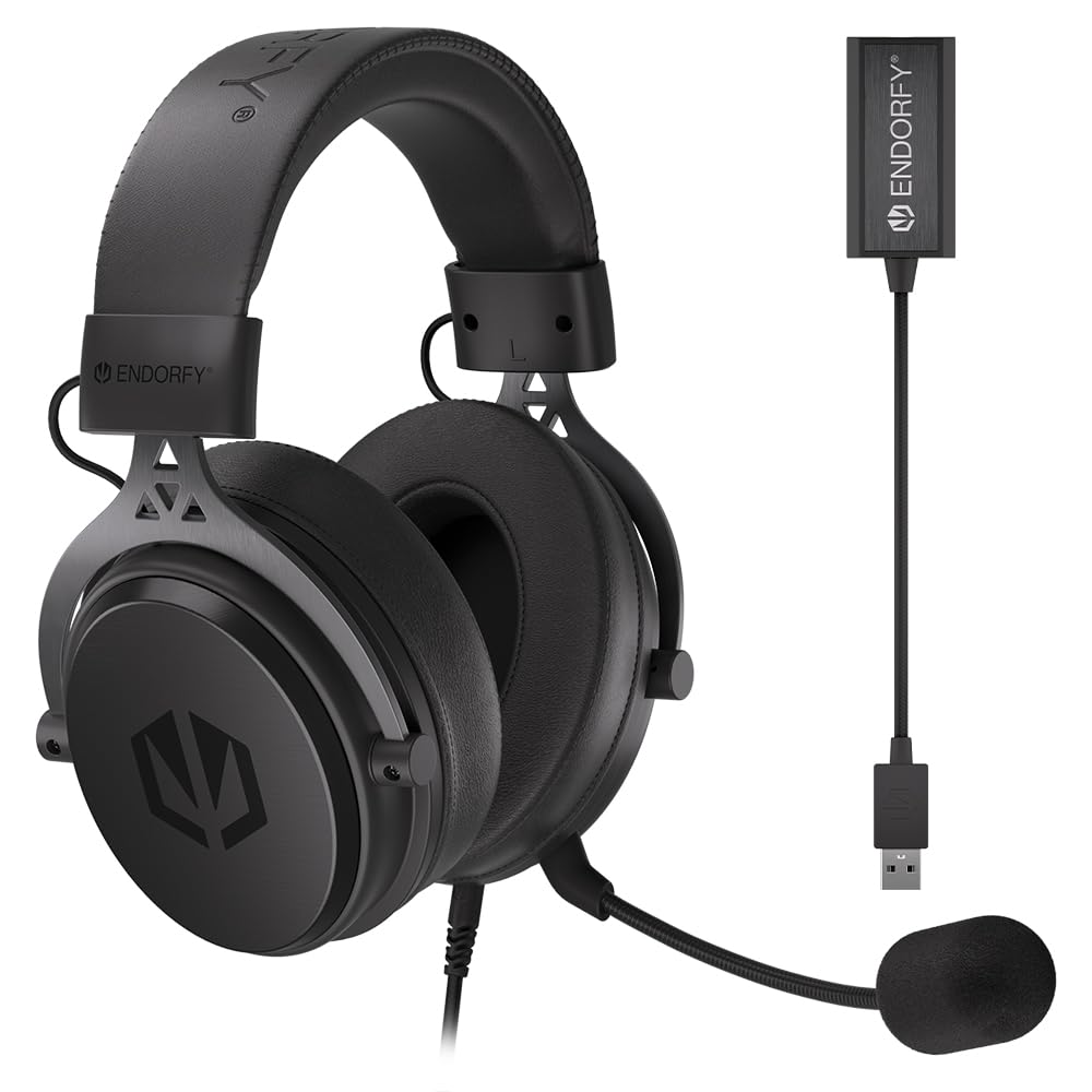 ENDORFY VIRO Plus USB Headset Wired Head-Band Music/Everyday Black Schwarz
