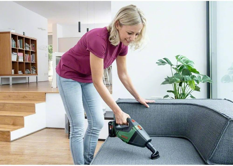 Bosch Home and Garden Akku Staubsauger UniversalVac 18 (2,5 Ah Akku, 18 Volt Sytem, im Karton), Gree