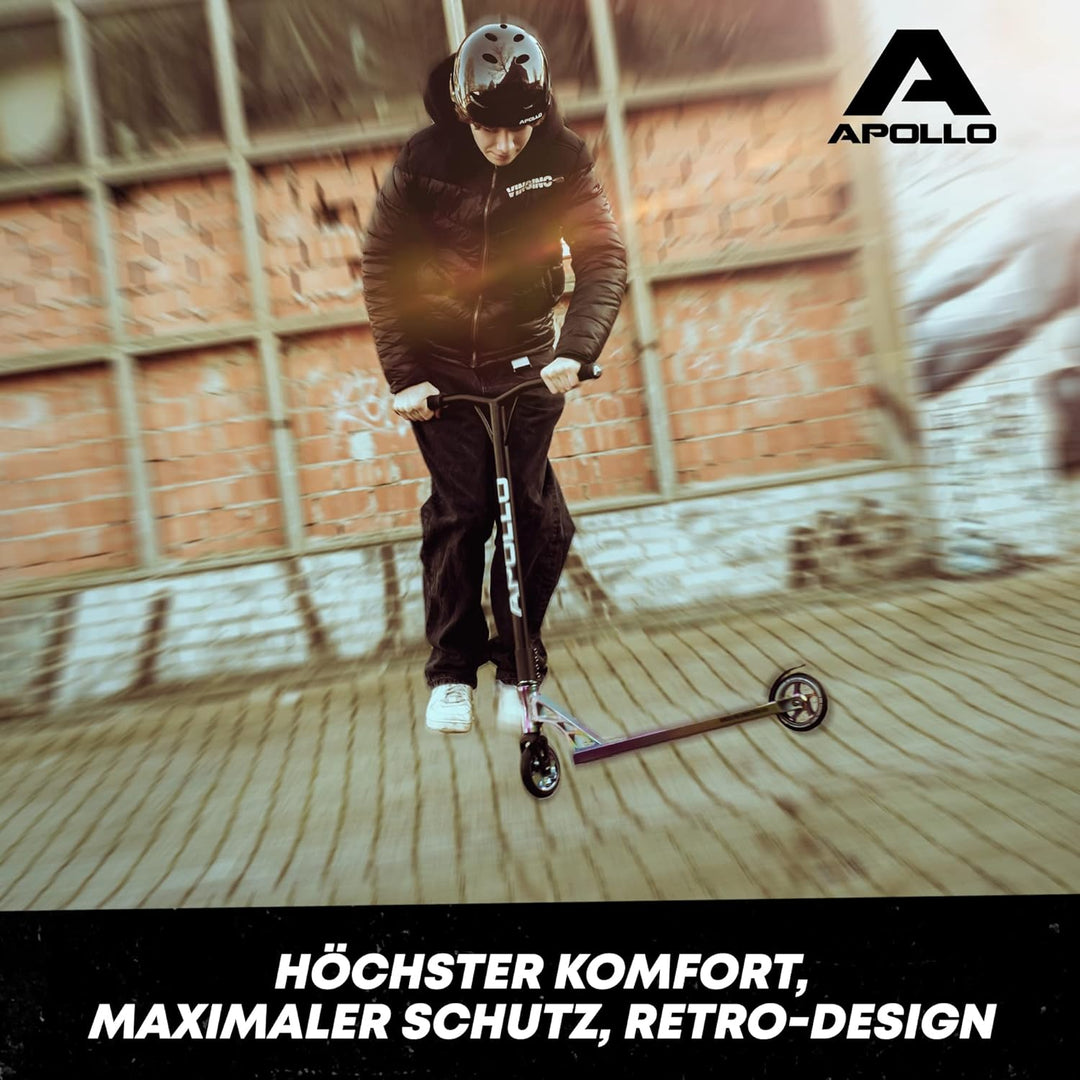 Apollo Skaterhelm Herren, Damen und Kinder | Kinderfahrradhelm | Verstellbar | Skateboard, Scooter,