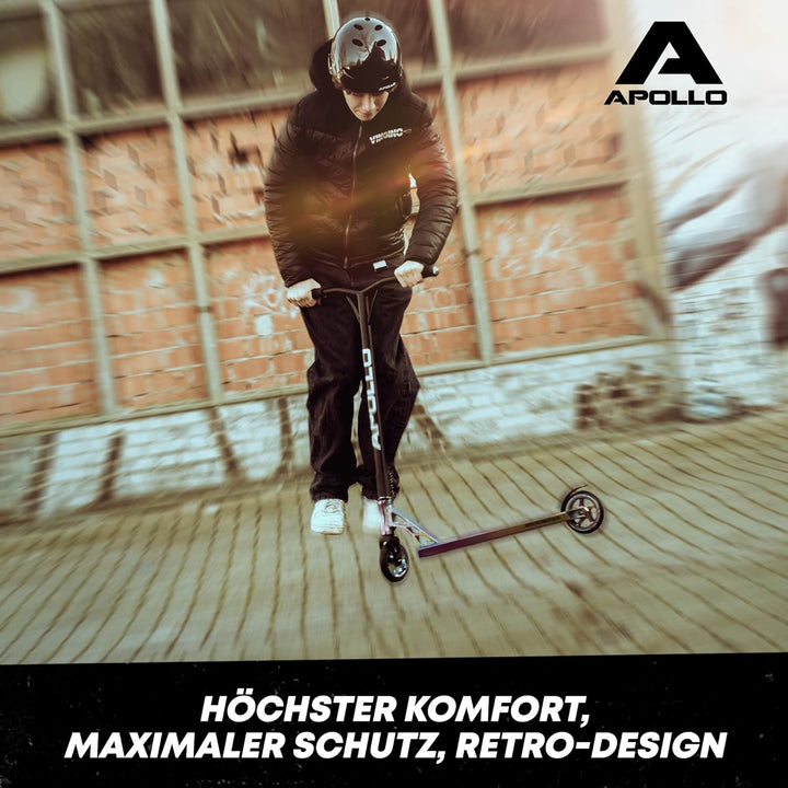 Apollo Skaterhelm Herren, Damen und Kinder | Kinderfahrradhelm | Verstellbar | Skateboard, Scooter,