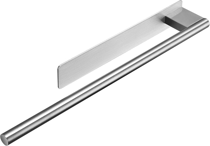Dvocel Handtuchhalter ohne Bohren Handtuchstange zum Kleben 304 Edelstahl Silber Gebürstet Einarmig