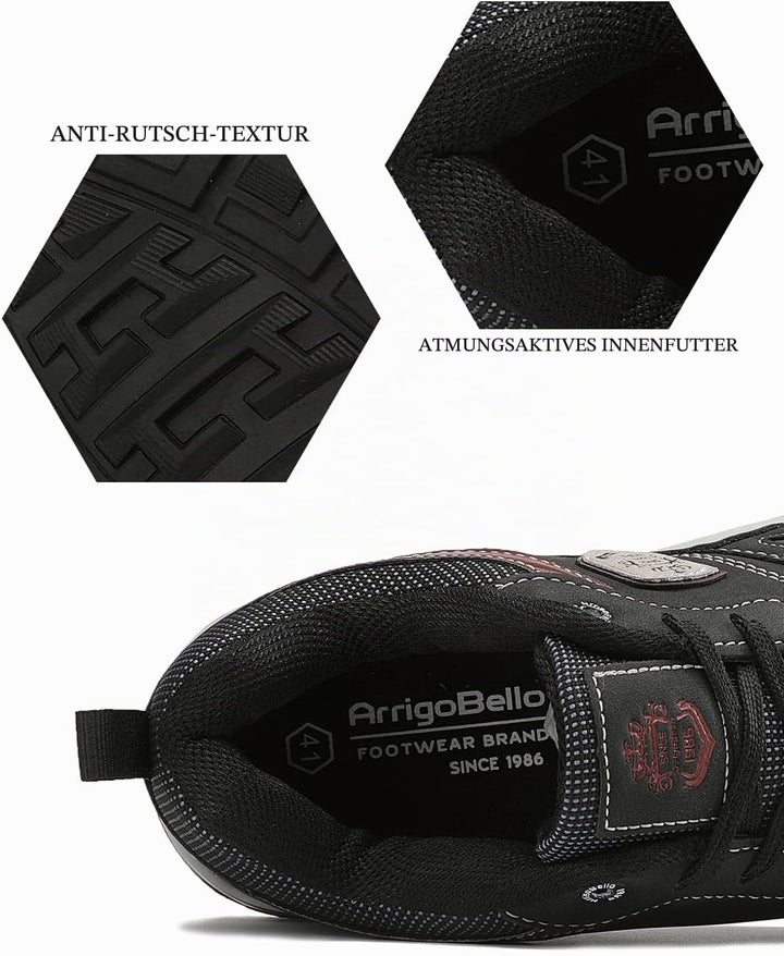 ARRIGO BELLO Sneaker Herren Freizeitschuh Schuhe Berufsschuhe Sportschuhe Outdoor Leichtgewicht Walk