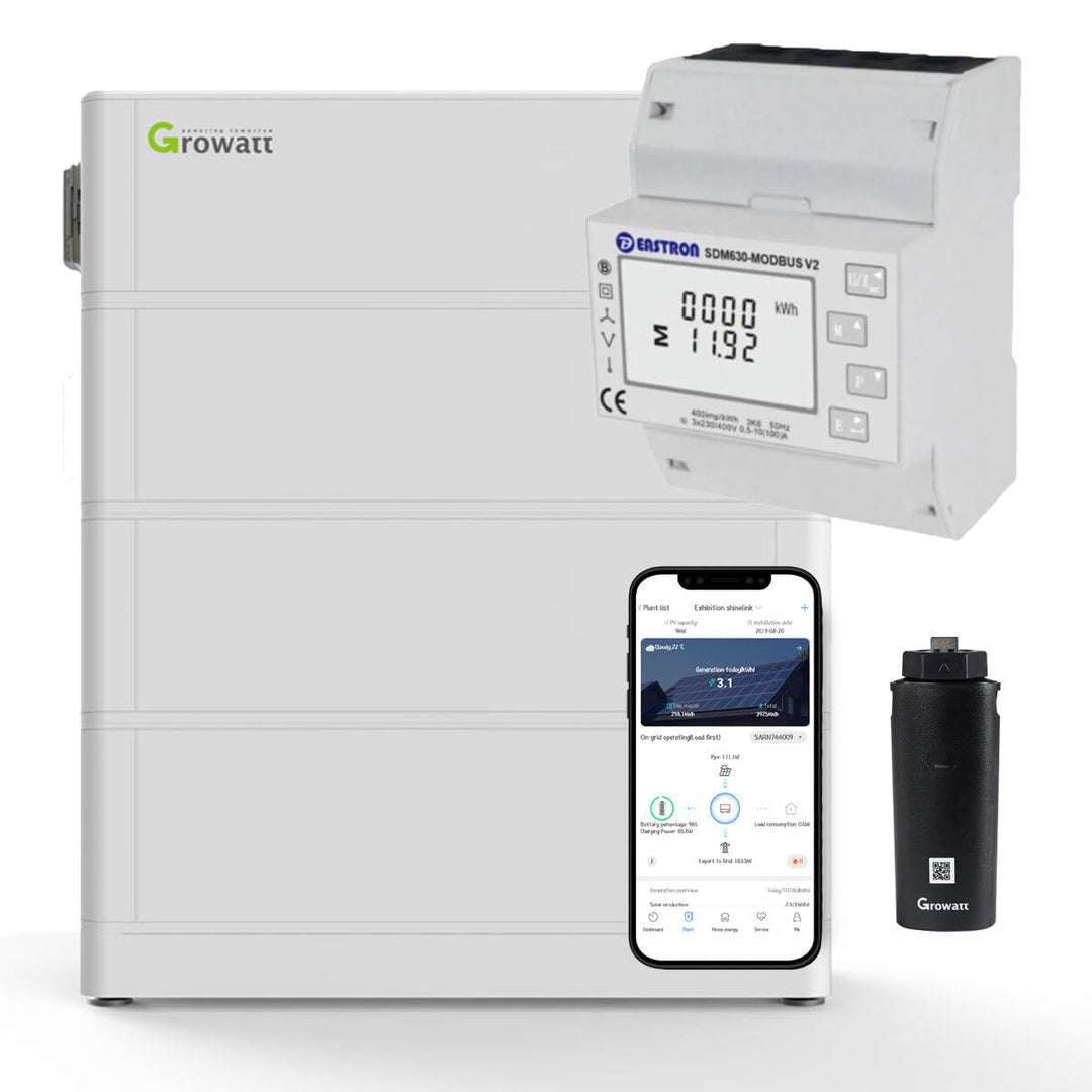 GROWATT ARK 7.6kWh 0% MwSt §12 III UstG Hochvolt-Solarspeicher-Set MOD TL3-XH Serie