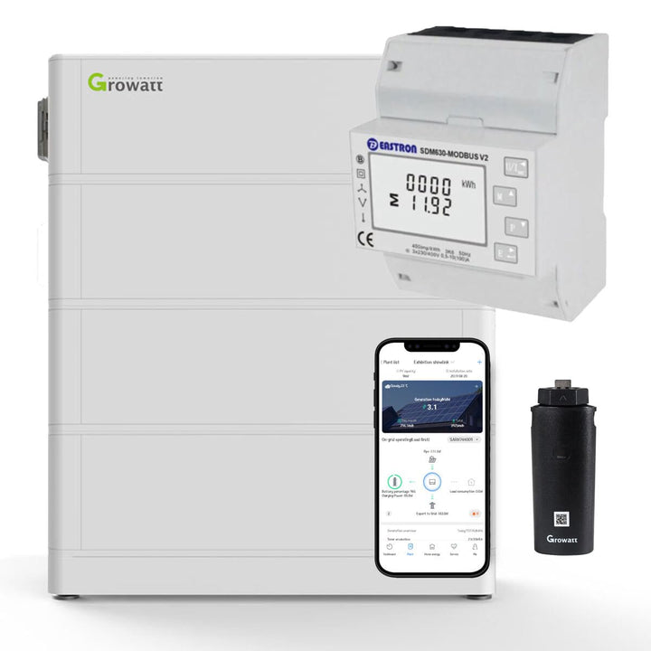 GROWATT ARK 7.6kWh 0% MwSt §12 III UstG Hochvolt-Solarspeicher-Set MOD TL3-XH Serie