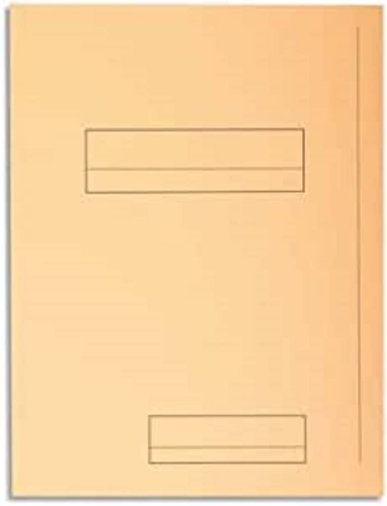 Exacompta 335002E Packung mit 50 Aktenmappen Super, 2 Klappen, Karton 210g/qm, praktisch und robust,