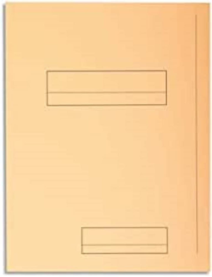 Exacompta 335002E Packung mit 50 Aktenmappen Super, 2 Klappen, Karton 210g/qm, praktisch und robust,