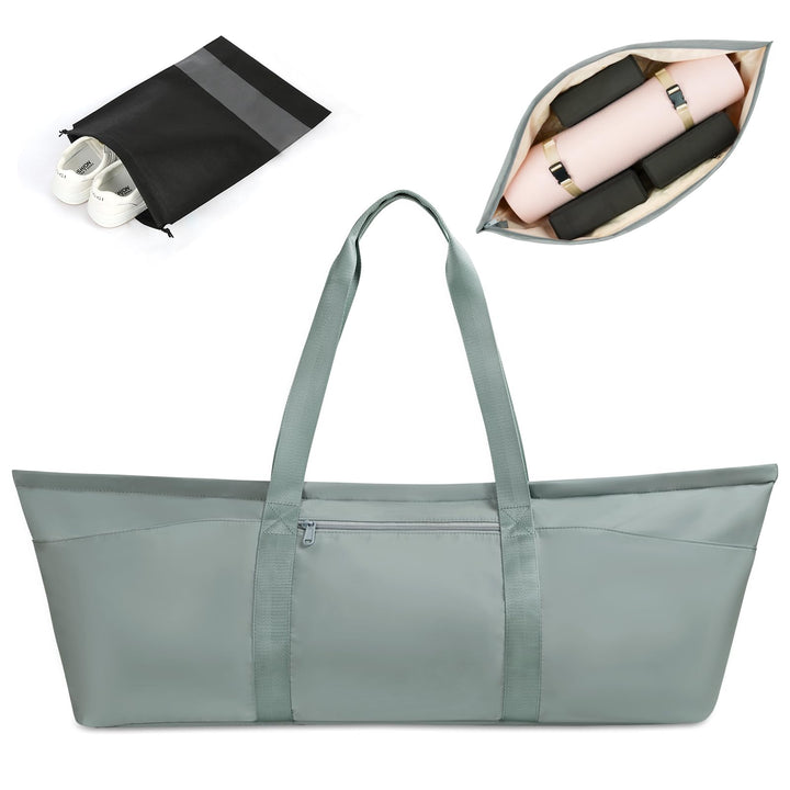 Sporttasche Damen, Gross Yogatasche, Yogamatte Tasche, Sporttasche Damen mit Nassfach & Schuhtasche,
