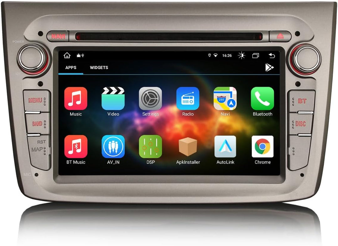 GONFEN 7-Zoll 8-Kern Android 12 Autoradio Navigation für Alfa Romeo Mito 2008-2019 Mit IPS Bildschir
